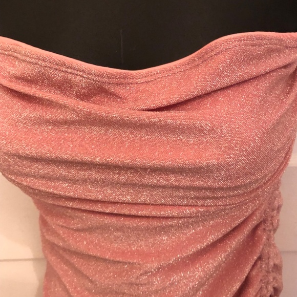 Shein Icon size 4 /small pinkish peach lined party dress new with tags - Picture 4 of 9